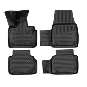 BMW I3 Floor Mats - Omac - Rubber TPE, 4 Pcs - Black - '14-'21
